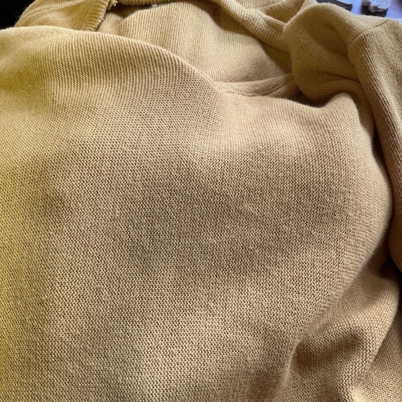 Vintage 60s gold grandpa sweater - Picture 3 of 11